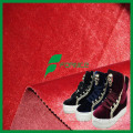China manufacturer polyester velvet fabric/poly velvet for shoes